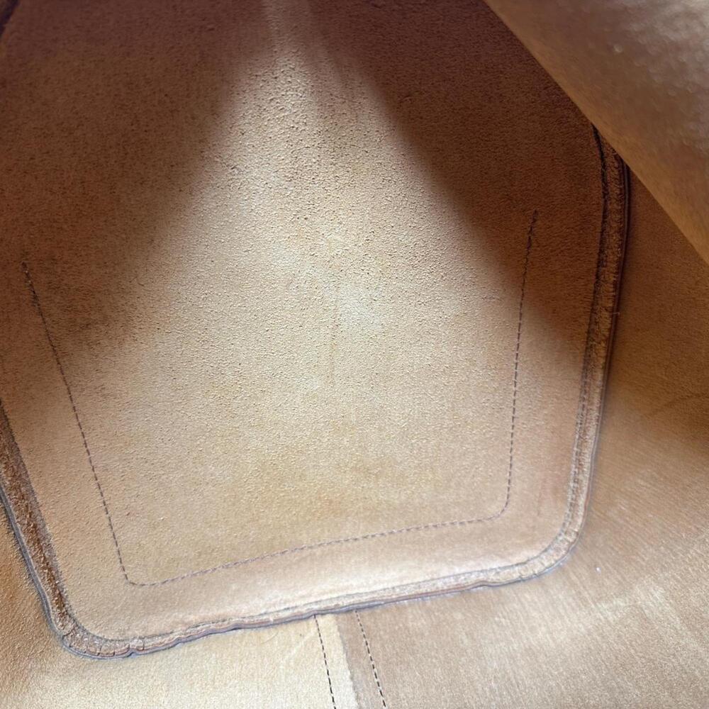 LOUIS VUITTON Brown Leather Keepall 50 Boston Bag - Picture 15 of 16